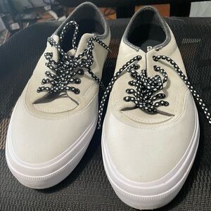 Converse Cons Suede Oxford with Rubber Toe Cap Cream Color Mens Size 11.5